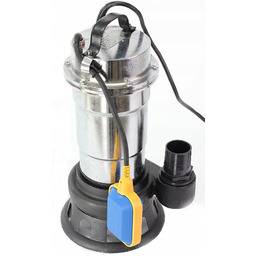 Pompa do wody brudnej szamba niklowana z pływakiem