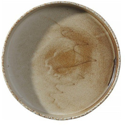 Talerz płytki z rantem Constancy 210 mm brązowy,