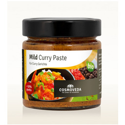 Łagodna Pasta Curry BIO 175g Cosmoveda Paste -