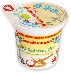 Łemkowyna Śmietana 18 % 280 g (EKO)