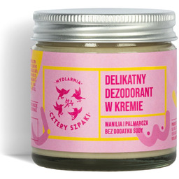 MYDLARNIA CZTERY SZPAKI Delikatny dezodorant w kremie bez