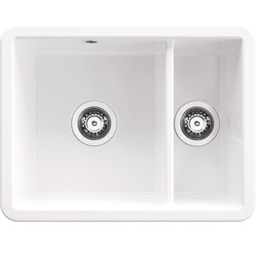 DEANTE Zlewozmywak półtorakomorowy Lumi ZCU 6503 Biały 43x55.5