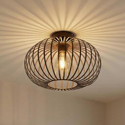 Lampa sufitowa Nahele Lindby, możliwość ściemniania, salon /