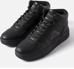 Czarne wysokie sneakersy Kappa 243304 Broome