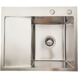 Zlewozmywak stalowy jednokomorowy z ociekaczem Inox STEEL 5849R