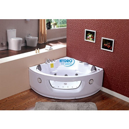 Wanna z hydromasażem narożna 140x140 Flores 601