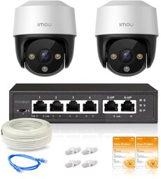 Imou Zestaw monitoringu 2 kamery obrotowe IPC-S21FAP 2MPx