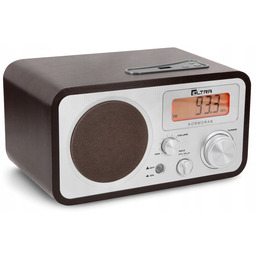 Radio kuchenne biurowe drewniane stołowe Fm Lw Eltra