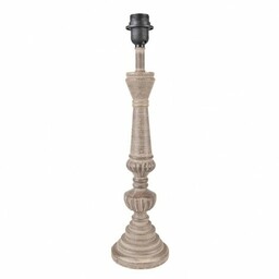 Lampa Stołowa Prowansalska Brązowa B Clayre & Eef