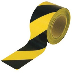 PVC Taśma ostrzegawcza samoprzylepna, długość 18 m, 3