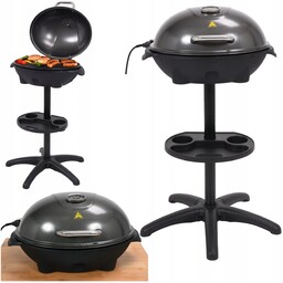 Grill Elektryczny Ogrodowy Balkonowy Stojący Lund 2400W +pokrywa