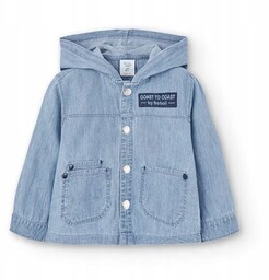 Boboli 308157 Koszula Katana Cienki Jeans Z Kapturem