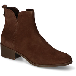 Botki Ryłko 3GVS8_Z_6TJ Czekoladowe zamsz