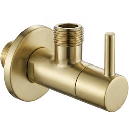 Rea Zawór kątowy 1/2" x 3/8" Złoty szczotkowany