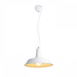 GOLDIE 46 lampa wisząca biała/biała 230V E27 42W