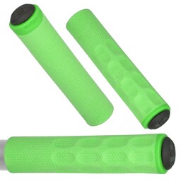 Chwyty kierownicy ODI F-1 Series Vapor Grip, zielone,