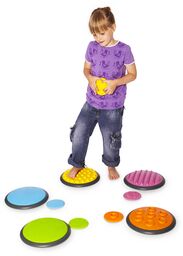 Dyski sensoryczne. Mały zestaw 1 + KARTY PRACY