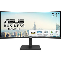 ASUS Business VA34VCPSR 34-calowy zakrzywiony monitor, szeroki QHD