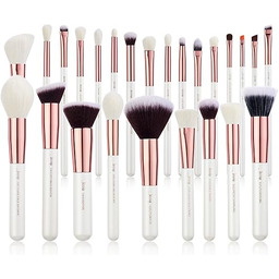 Jessup pędzle do makijażu 25 sztuk Profesjonalny zestaw