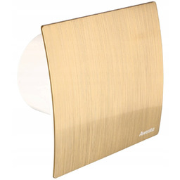 WENTYLATOR ŁAZIENKOWY DOMOWY FI 100MM PANEL ZŁOTO