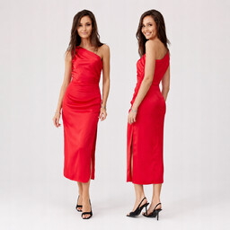 [r. 36] Sukienka Roco Fashion satynowa midi