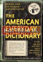 THE AMERICAN EVERYDAY DICTIONARY [antykwariat]