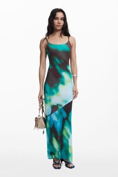 Sukienka na ramiączkach Tie-Dye