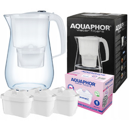 Dzbanek filtrujący Aquaphor 3x wkład maxfor+Mg