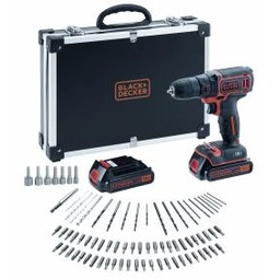 Black&Decker BDCDC18BAFC-QW + akcesoria Wiertarko-wkrętarka