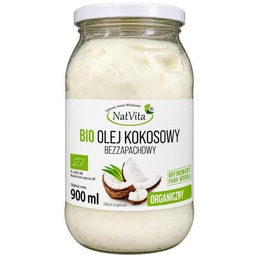NatVita Olej kokosowy bezzapachowy, 900 ml