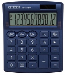 Kalkulator biurowy Citizen SDC-812NRNVE, granatowy