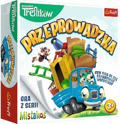 Przeprowadzka Rodzina Treflików, gra planszowa, Trefl