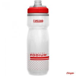Camelbak Bidon PODIUM CHILL 620ml czerwony/biały