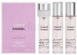 Chanel Chance Eau Tendre, Woda toaletowa 3x20ml -