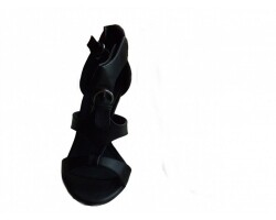 Gladiatorki CZARNE SANDAŁY obcas 9 CM NR 41