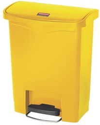 Rubbermaid Kosz pedałowy 30L, żółty I Rubbermaid