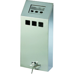 Klucz Popielniczka naścienna z wyjmowanym pojemnikiem zamykana