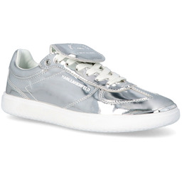 Sneakersy damskie - KARL LAGERFELD ATLAS KL63820 SREBRNE