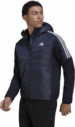 adidas Mężczyźni Essentials Insulated Hooded Hybrid Jacket, Legend