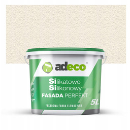 Farba fasadowa silikatowo silikonowa kolor RAL9001 Kremowy 5l