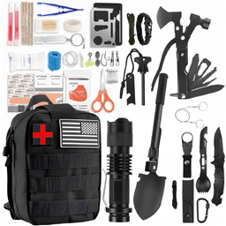 Zestaw Przetrwania Plecak Survivalowy Z Wyposażeniem Wojskowy Survival