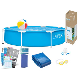 Basen Intex 244x51 Ogrodowy Stelażowy 28205 9w1