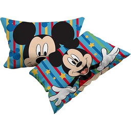 Myszka Miki, zestaw 2 bawełnianych poszewek na poduszki,