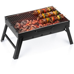 Grill węglowy składany przenośny walizka 51x30x23 cm