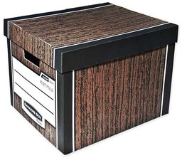 Fellowes Pudło archiwizacyjne Woodgrain Bankers Box 2 szt