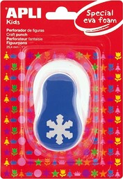 Apli dziurkacz ozdobny Moos, płatek śniegu, 013302, wielokolorowy