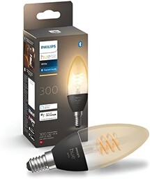 Philips Hue White Żarówka Filament C37 E14, retro