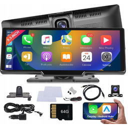 Radio Monitor Android Auto Apple Carplay 2 Kamery