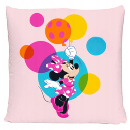 Poduszka Minnie Mouse Disney Licencyjna Różowa Dekoracyjna