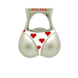 Magnes otwieracz Polska bikini majtki
